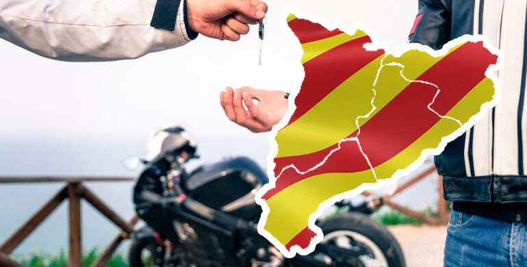 Trámites e impuestos para comprar una moto de segunda mano en Cataluña.